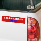 Galt Reardon 2016年 バンパーステッカー (トラック上)