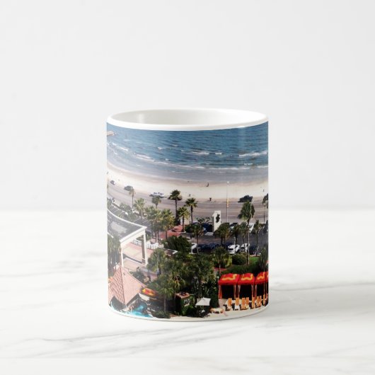 Galvestonのテキサス州のコーヒー・マグ コーヒーマグカップ (中央)