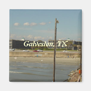 Galvestonの島、テキサス州 マグネット