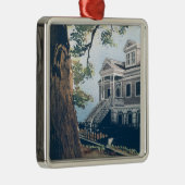 Galvestonの水彩画、1876年のウィリアムWeberの家 メタルオーナメント (右)