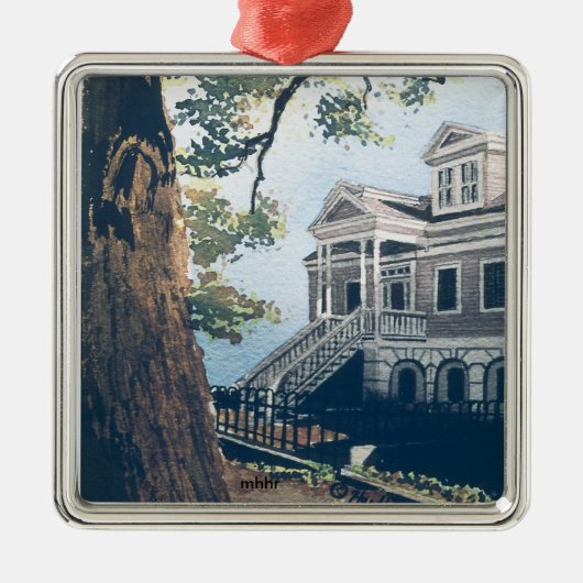 Galvestonの水彩画、1876年のウィリアムWeberの家 メタルオーナメント (正面)