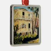 Galvestonの水彩画、1899年のConnessアーノルドの家 メタルオーナメント (右)