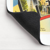 Galvestonテキサス州TXの古いヴィンテージ旅行記念品 マウスパッド (コーナー)