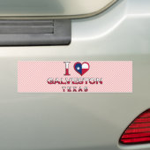 Galveston、テキサス州 バンパーステッカー (車上)