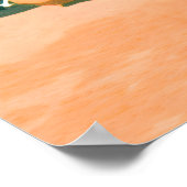 Galveston Island Texas Travel Repro Poster Beach ポスター (角)