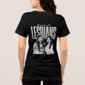 Galveston Texas Lesbians  トライブレンドＴシャツ (裏面)