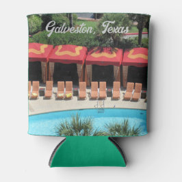 Galveston, Texas - San Luis Hotel Sundeck -  缶クーラー