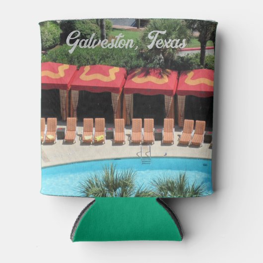 Galveston, Texas - San Luis Hotel Sundeck -  缶クーラー (正面)