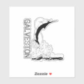 Galveston, TXスポーツフィッシング シール (シート)