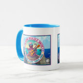 Galveston Ukulele Society GUS Octopus Mug マグカップ (正面左)