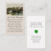 Galway Heartfelt Condolences Red Sienna Blue 名刺 (正面/裏面)