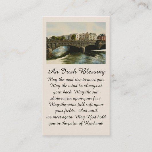 Galway Heartfelt Condolences Red Sienna Blue 名刺 (正面)