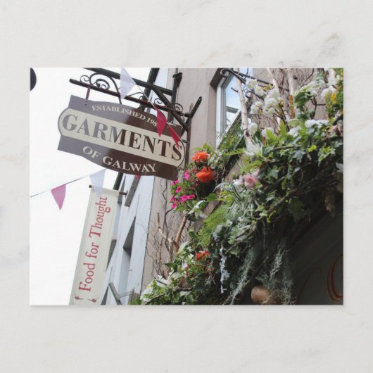 Galway Shopの看板はがき ポストカード (正面)