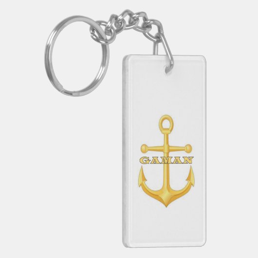 GAMAN ANCHOR Key chain キーホルダー (正面左)