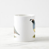 Gambelの砂漠のウズラ コーヒーマグカップ (中央)