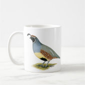 Gambelの砂漠のウズラ コーヒーマグカップ (左)