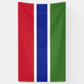 Gambia flag Banner 横断幕 (縦)