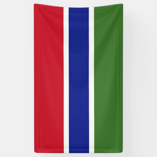 Gambia flag Banner 横断幕 (縦)