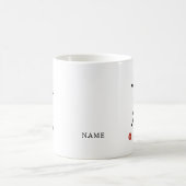 Gambler(Bakuto) Japanese Kanji Mug コーヒーマグカップ (中央)