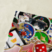 Gamblers Delight - Las Vegas Icons ビーチタオル (インサイチュ)