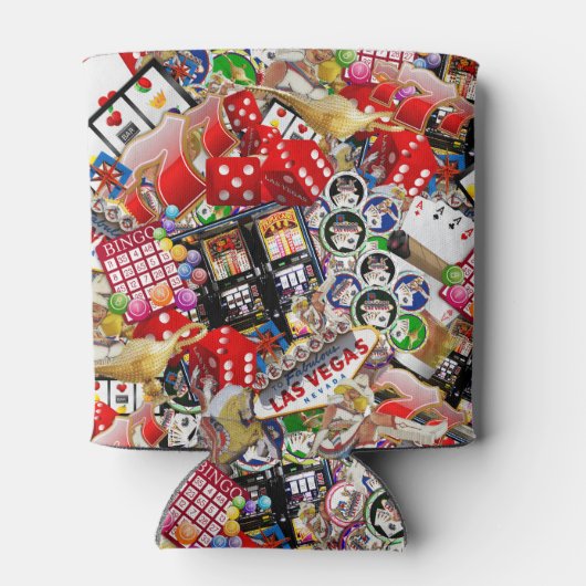Gamblers Delight - Las Vegas Icons 缶クーラー (裏面)