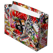 Gamblers Delight - Las Vegas Icons Background ラージペーパーバッグ (正面アングル)