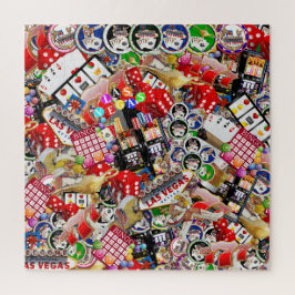 Gamblers Delight - Las Vegas Icons Collage ジグソーパズル