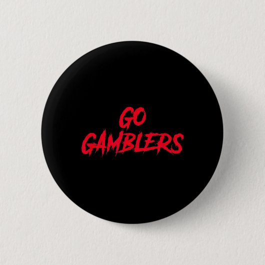 Gamblers Houston Football Tailgate 缶バッジ (正面)