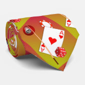 Gambler's Paradise Ace Hearts, Poker, Dice, Pool ネクタイ (ロール)