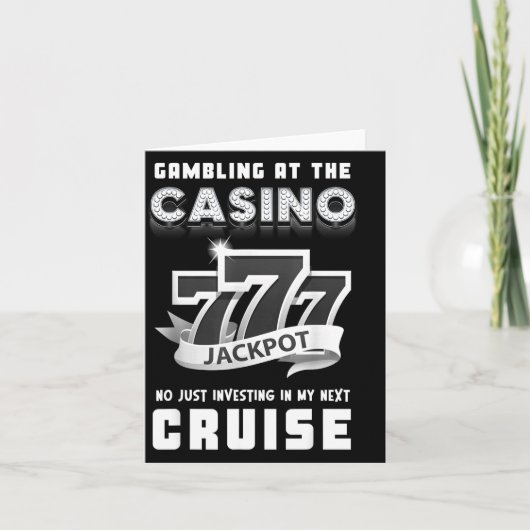Gambling At The Casino Investing In My Next Cruise カード (正面)