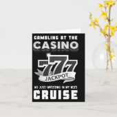Gambling At The Casino Investing In My Next Cruise カード (黄色い花)