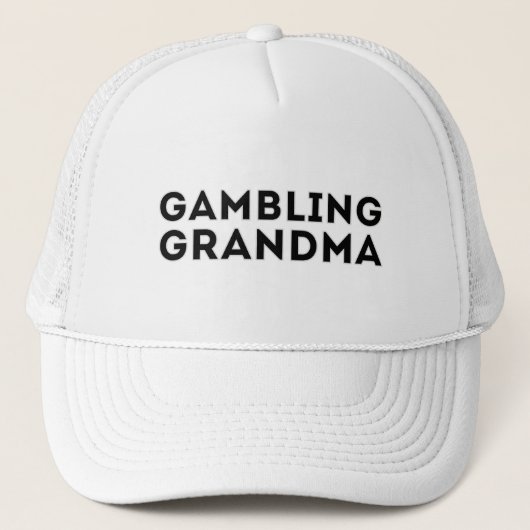 Gambling Grandma キャップ (正面)