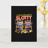 Gambling Lovers Lucky Slot Machine Casino Las Vega カード (黄色い花)