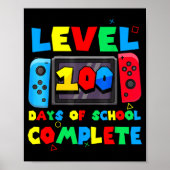 Game Controller Level 100 Days Of School Complete  ポスター (正面)
