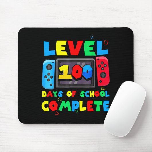 Game Controller Level 100 Days Of School Complete  マウスパッド (マウス)