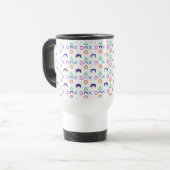 Game Controller Pattern Mug | Cool Gamer トラベルマグ (正面左)