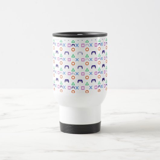 Game Controller Pattern Mug | Cool Gamer トラベルマグ (中央)