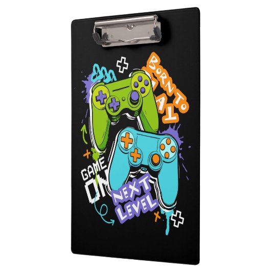 Game controllers Graffiti  Gaming Born To Play  クリップボード (左)