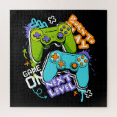 Game controllers Graffiti  Gaming Born To Play  ジグソーパズル (縦)