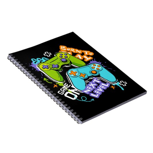 Game controllers Graffiti Gaming Born To Play ノートブック (右側)
