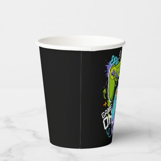 Game controllers Graffiti Gaming Born To Play 紙コップ (右)