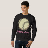 Game Day Baseball Leopard スウェットシャツ (正面フル)