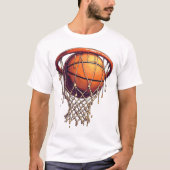 Game Day Basketball Drip Tシャツ (正面)