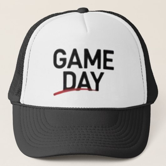 Game Day Bold Statement Design キャップ (正面)