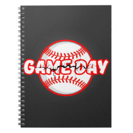 Game Day Cracked Baseball Sports Graphic ノートブック