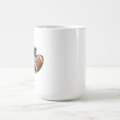 Game Day - Football コーヒーマグカップ (中央)