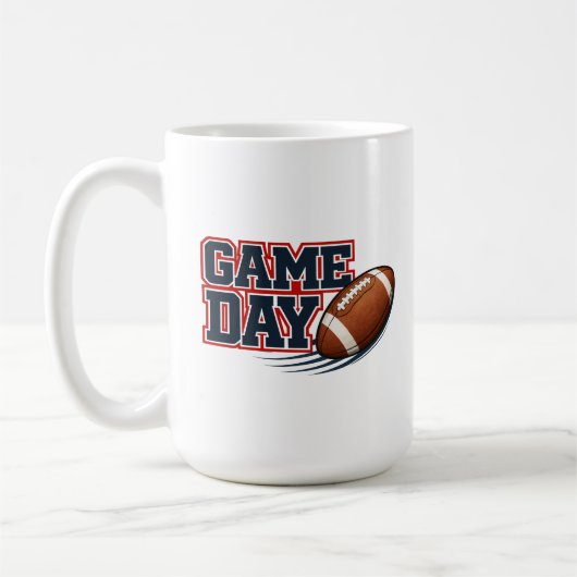 Game Day - Football コーヒーマグカップ (左)