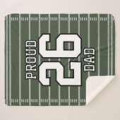 Game Day Football シェルパブランケット (正面(横))