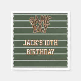 Game Day Football  スタンダードカクテルナプキン