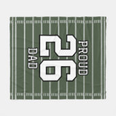 Game Day Football フリースブランケット (正面(横))